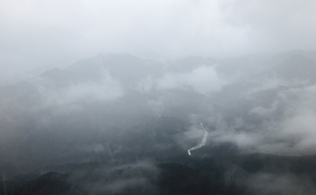 太鼓岩から見る幻想的な風景