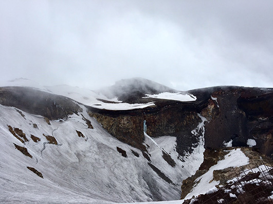 富士山火口