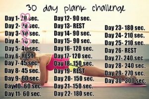 【30day plank challenge】スッキリとした背中とうっすら線の入ったお腹への道