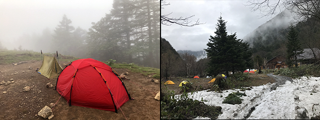 雲取山と上高地