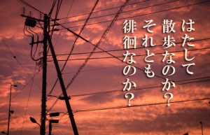 【散歩と徘徊】とある休日に目的が定まらないまま3時間歩いて思ったこと